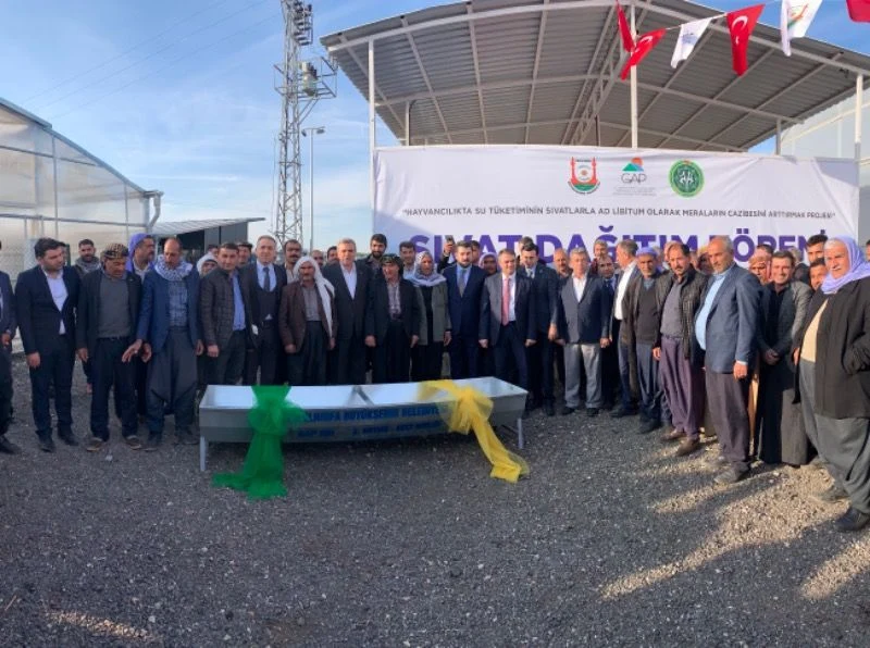 Çiftçilere Sıvat Dağıtımı Yapıldı