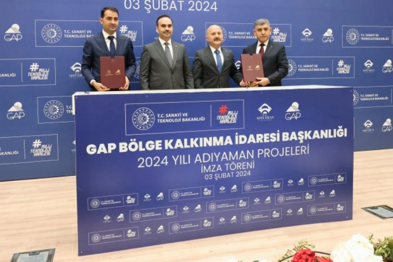 Sanayi ve Teknoloji Bakanı Mehmet Fatih KACIR, Adıyaman’da Desteklenecek Projelerin Protokol İmza Töreni'ne Katıldı