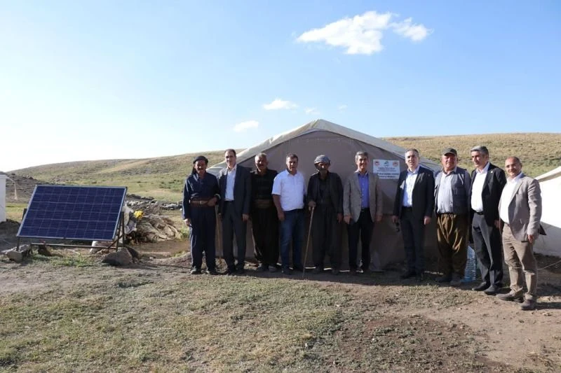 Başkan V. Mehmet AÇIKGÖZ ve Beraberindeki Heyet, “GAP ile Kırsal Yaşamın ve Verimliliğin Artırılması” Proje Alanını Ziyaret Etti
