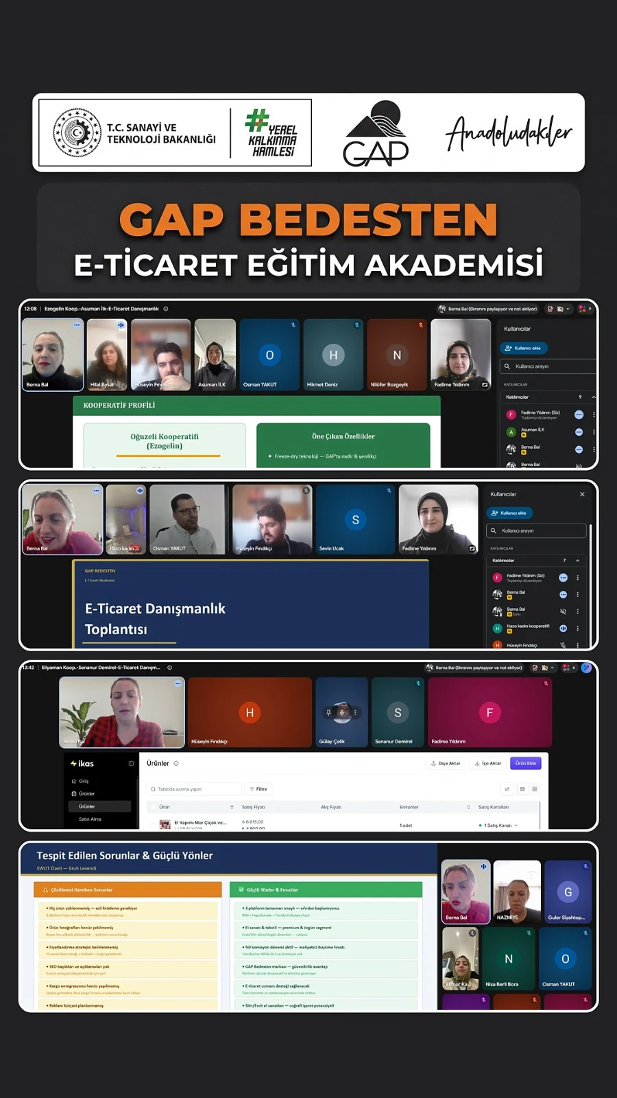 GAP Bedesten'de Mentörlük ve Danışmanlık Süreci Başladı