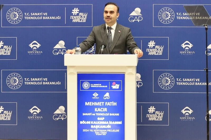 Sanayi ve Teknoloji Bakanı Mehmet Fatih KACIR, Adıyaman’da Desteklenecek Projelerin Protokol İmza Töreni'ne Katıldı